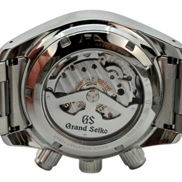 Grand Seiko 43mm Men\'s Spring Drive Chronograph Silver Watch SBGC001 (9R86-0AA0) main image 12